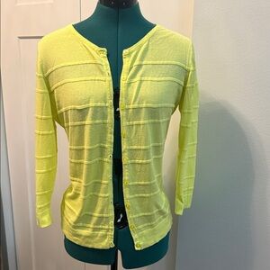 The Limited Lemon Yellow Women's Cardigan